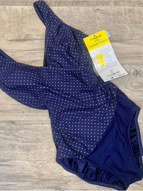Longitude Other - VTG Longitude One Piece Polka Dot Swimsuit